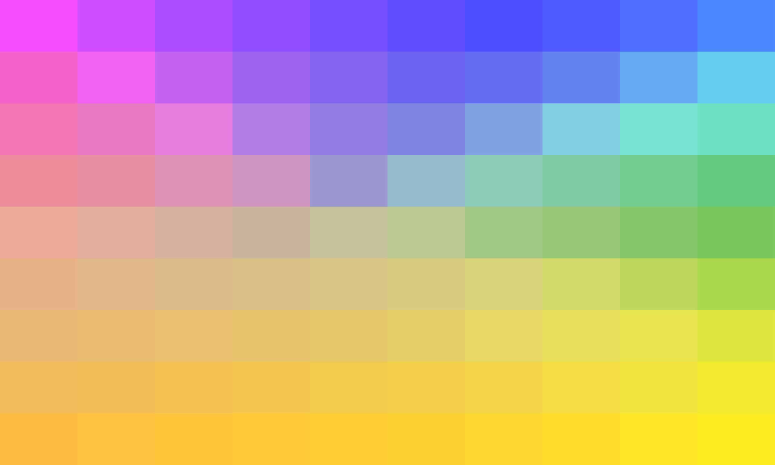 Paleta de colores